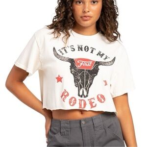 Not My Rodeo Crop Tee